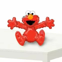AMSCAN Air-Filled Sitting Elmo Balloon, 26in - Sesame Street