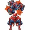 Spider-Man Deluxe Airwalker Balloon Bouquet, 8pc 1 Spider-Man Deluxe Airwalker Balloon Bouquet, 8pc -Amscan Shop 910692