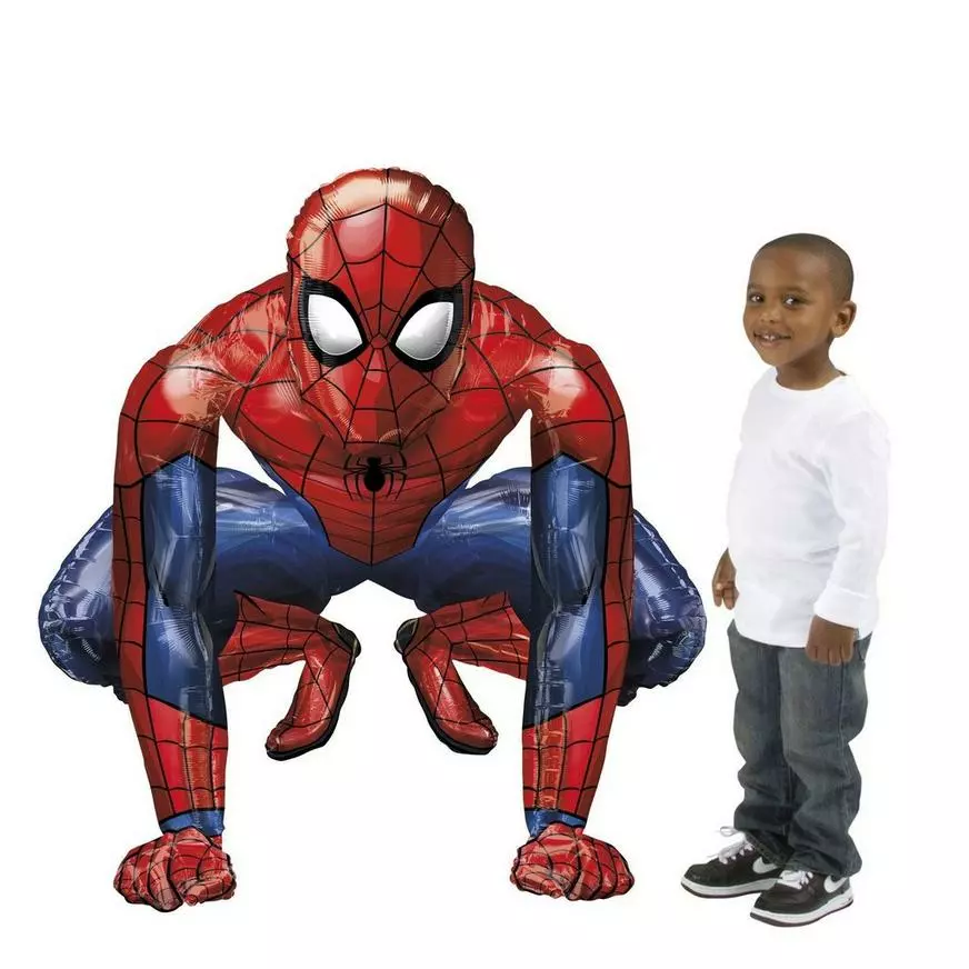 Spider-Man Deluxe Airwalker Balloon Bouquet, 8pc 5 Spider-Man Deluxe Airwalker Balloon Bouquet, 8pc - Image 3