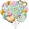 Mint To Be Bridal Shower Balloon Bouquet, 17pc 2 Mint To Be Bridal Shower Balloon Bouquet, 17pc -Amscan Shop 910948