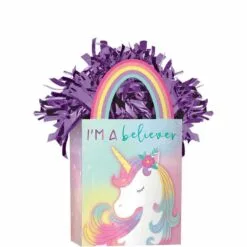 Mini Enchanted Unicorn Tote Balloon Weight, 5.5oz