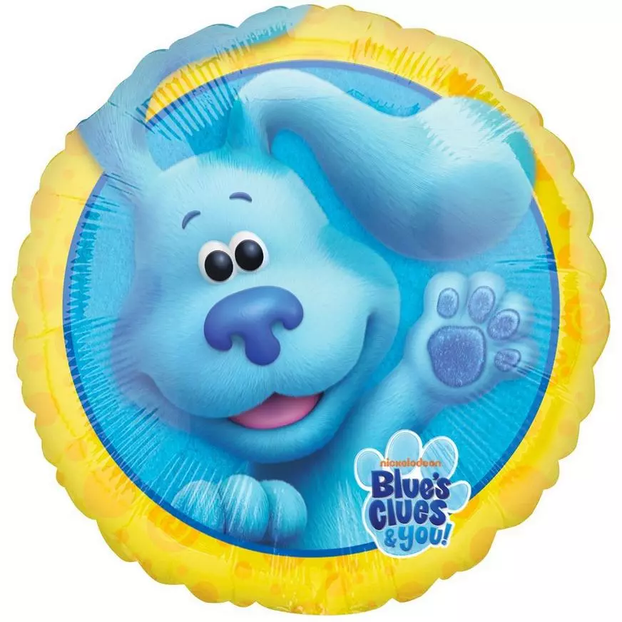 Nickelodeon Blue's Clues & You Foil Balloon, 18in 3 Nickelodeon Blue's Clues & You Foil Balloon, 18in