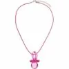 Pink Pacifier Necklace 1 Pink Pacifier Necklace -Amscan Shop 920295