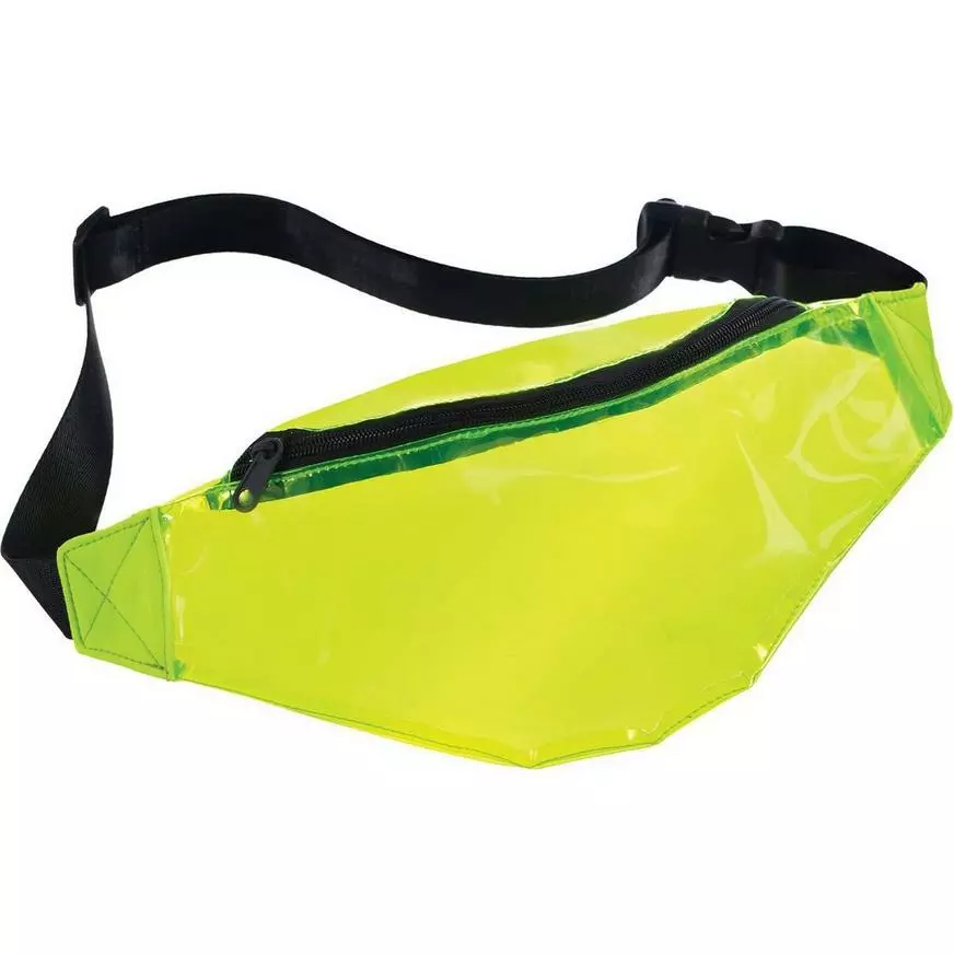 AMSCAN Neon Yellow Fanny Pack 3 AMSCAN Neon Yellow Fanny Pack