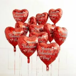 AirLoonz Stacked Hearts & Hearts Valentine's Day Balloon Kit, 13pc 8 AirLoonz Stacked Hearts & Hearts Valentine's Day Balloon Kit, 13pc -Amscan Shop 925935 02