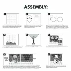 Air-Filled Santa Christmas Foil & Latex Balloon Backdrop Kit, 6.25ft X 5.9ft 9 Air-Filled Santa Christmas Foil & Latex Balloon Backdrop Kit, 6.25ft X 5.9ft -Amscan Shop 928663 03