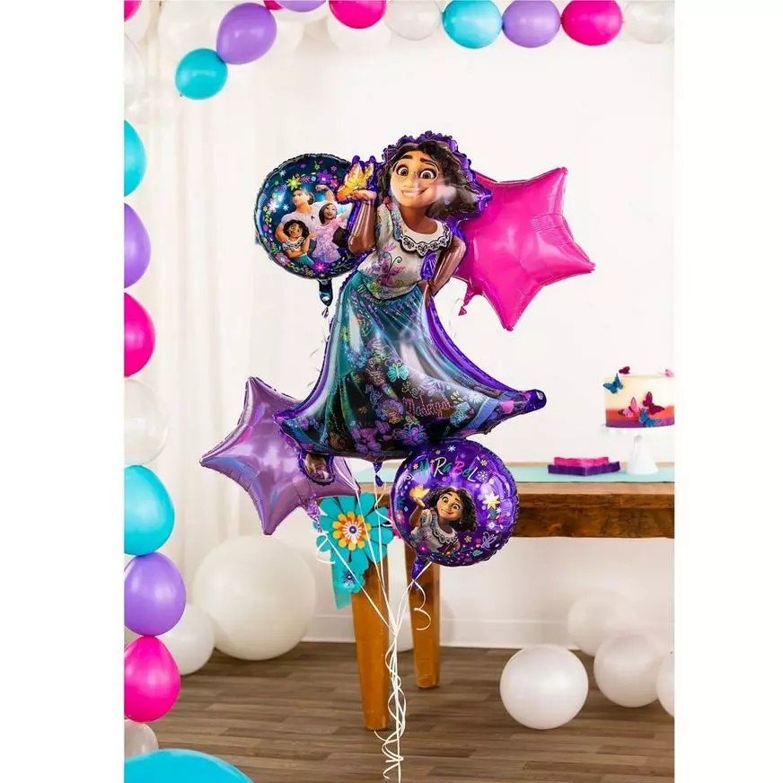 Encanto Foil Balloon Bouquet, 5pc 3 Encanto Foil Balloon Bouquet, 5pc