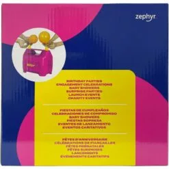 Dual Electric Balloon Pump, 7in X 8in - Balloon Buddy: Inflation Station -Amscan Shop 932199 03