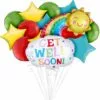 Rainbow Get Well Soon Foil Balloon Bouquet, 13pc 1 Rainbow Get Well Soon Foil Balloon Bouquet, 13pc -Amscan Shop 935311