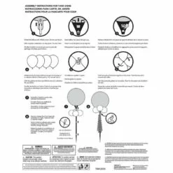 Air-filled Minnie Mouse Foil & Latex Balloon Yard Sign, 5.5ft 8 Air-filled Minnie Mouse Foil & Latex Balloon Yard Sign, 5.5ft -Amscan Shop 936270 02