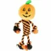 Orange & Black Pumpkin Rope Dog Toy 1 Orange & Black Pumpkin Rope Dog Toy -Amscan Shop 943218 01