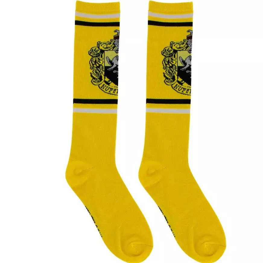 Adult Hufflepuff Knee-High Socks - Harry Potter 3 Adult Hufflepuff Knee-High Socks - Harry Potter