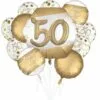 Golden Age 50th Birthday Balloon Bouquet 2 Golden Age 50th Birthday Balloon Bouquet -Amscan Shop 947447