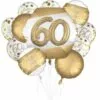 Golden Age 60th Birthday Balloon Bouquet 2 Golden Age 60th Birthday Balloon Bouquet -Amscan Shop 947448