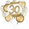 Golden Age 30th Birthday Balloon Bouquet 2 Golden Age 30th Birthday Balloon Bouquet -Amscan Shop 947574
