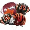 Cincinnati Bengals Deluxe Foil Balloon Bouquet, 6pc 2 Cincinnati Bengals Deluxe Foil Balloon Bouquet, 6pc -Amscan Shop 947921