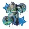 Buzz Lightyear Foil Balloon Bouquet, 5pc - Lightyear -Amscan Shop 948888