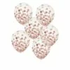 6ct, 11in, Rose Gold Confetti Balloons 1 6ct, 11in, Rose Gold Confetti Balloons -Amscan Shop 948953