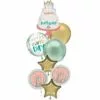 Happy Cake Day Birthday Foil Balloon Bouquet, 8pc 2 Happy Cake Day Birthday Foil Balloon Bouquet, 8pc -Amscan Shop 951441