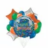 Streamer Birthday Balloon Bouquet, 17pc -Amscan Shop 956202