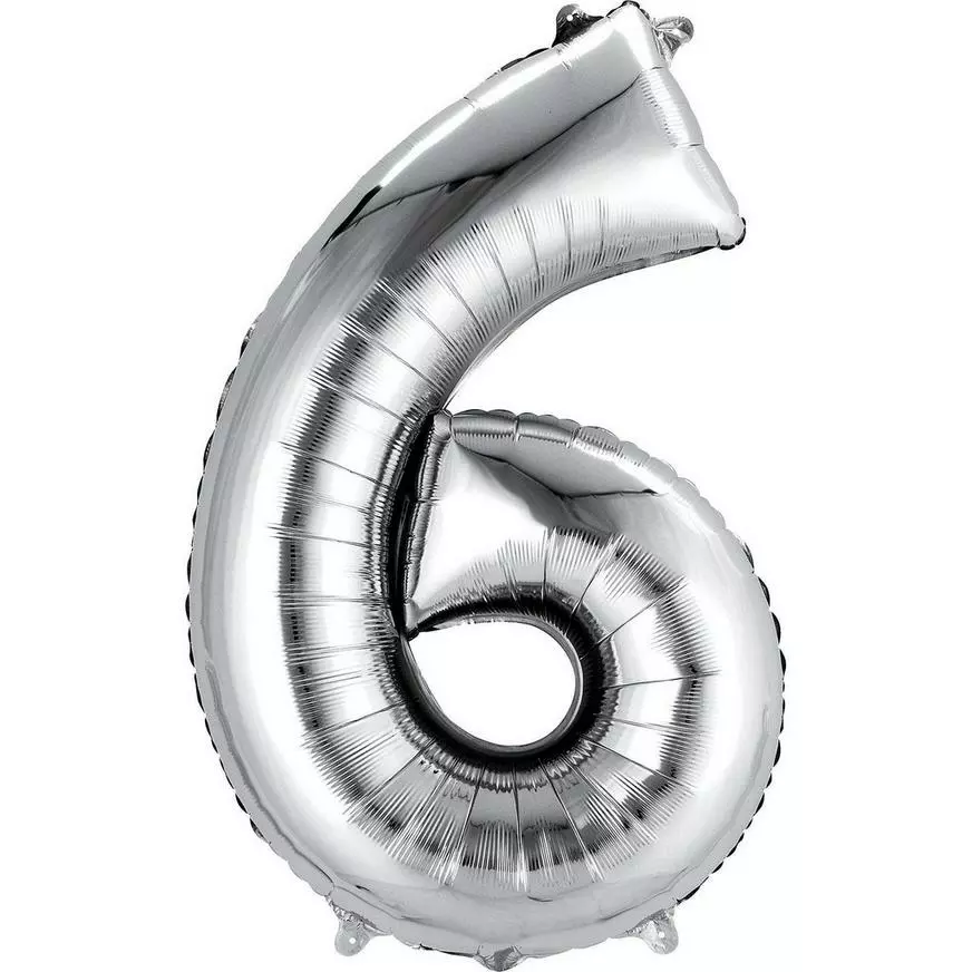 Sparkling 60 Birthday Balloon Bouquet, 7pc 4 Sparkling 60 Birthday Balloon Bouquet, 7pc - Image 2