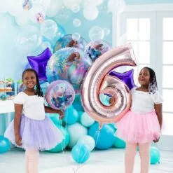 The Little Mermaid Foil Balloon Bouquet, 5pc - Movie 2023 9 The Little Mermaid Foil Balloon Bouquet, 5pc - Movie 2023 -Amscan Shop 957991 02
