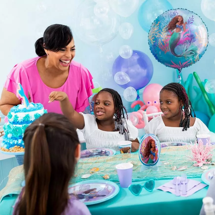 The Little Mermaid Foil Balloon Bouquet, 5pc - Movie 2023 7 The Little Mermaid Foil Balloon Bouquet, 5pc - Movie 2023 - Image 5