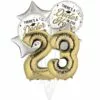 White Gold 23 Doctor Graduation Foil Balloon Bouquet, 7pc 2 White Gold 23 Doctor Graduation Foil Balloon Bouquet, 7pc -Amscan Shop 969128