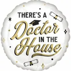 White Gold 23 Doctor Graduation Foil Balloon Bouquet, 7pc 11 White Gold 23 Doctor Graduation Foil Balloon Bouquet, 7pc -Amscan Shop 969128 04