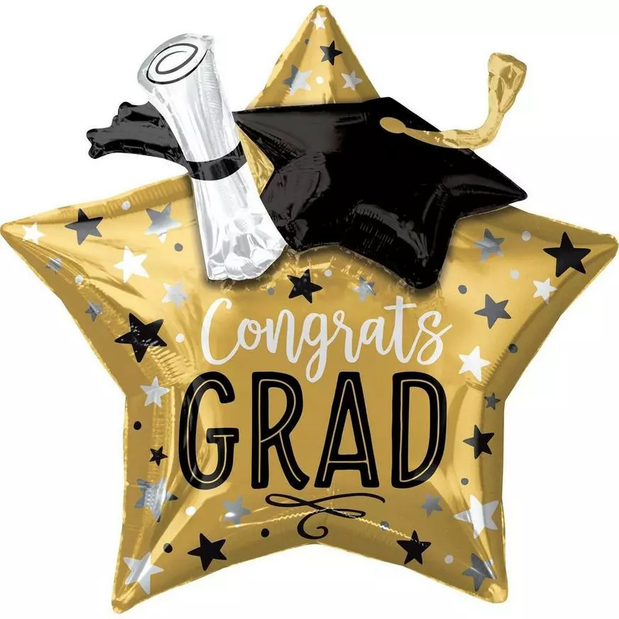 Nurse Congrats Grad Foil Balloon Bouquet, 5pc 4 Nurse Congrats Grad Foil Balloon Bouquet, 5pc - Image 2