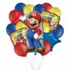 Super Mario Deluxe Balloon Bouquet, 17pc 1 Super Mario Deluxe Balloon Bouquet, 17pc -Amscan Shop 970796