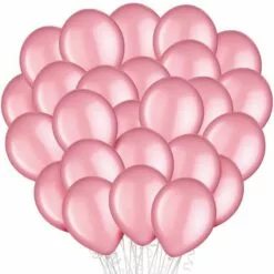 100ct, 12in, Pink Pearl Balloons
