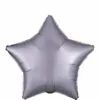 Stone Satin Star Balloon 1 Stone Satin Star Balloon -Amscan Shop C850269 silver