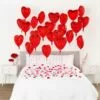 DIY Red Hearts & Rose Petals Room Decorating Kit, 25pc 1 DIY Red Hearts & Rose Petals Room Decorating Kit, 25pc -Amscan Shop C938085 red
