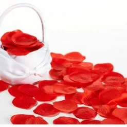 DIY Red Hearts & Rose Petals Room Decorating Kit, 25pc -Amscan Shop C938085 red 02