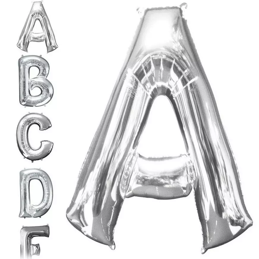 Silver Grad Balloon Phrase, 34in Letters 6 Silver Grad Balloon Phrase, 34in Letters - Image 4