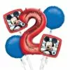 Mickey Mouse 2nd Birthday Balloon Bouquet 5pc 1 Mickey Mouse 2nd Birthday Balloon Bouquet 5pc -Amscan Shop N660053 220 20Standard