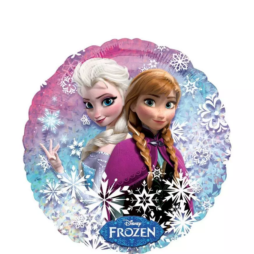 Frozen 1st Birthday Balloon Bouquet 5pc 6 Frozen 1st Birthday Balloon Bouquet 5pc - Image 4