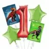 Prehistoric Dinosaurs 1st Birthday Balloon Bouquet 5pc -Amscan Shop N680102 120 20Standard