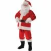 Adult Plush Santa Suit, 10pc