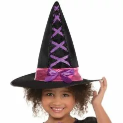 Kids' Light-Up Sparkle Witch Deluxe Costume 9 Kids' Light-Up Sparkle Witch Deluxe Costume -Amscan Shop P590848 01