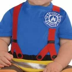 Baby First Fireman Costume 8 Baby First Fireman Costume -Amscan Shop P631179 02