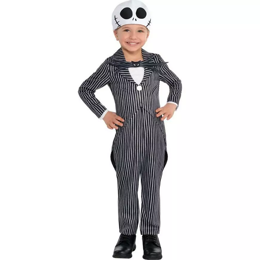 Toddler Boys Jack Skellington Costume - The Nightmare Before Christmas 3 Toddler Boys Jack Skellington Costume - The Nightmare Before Christmas