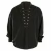 Black Lace-Up Pirate Shirt -Amscan Shop P633402