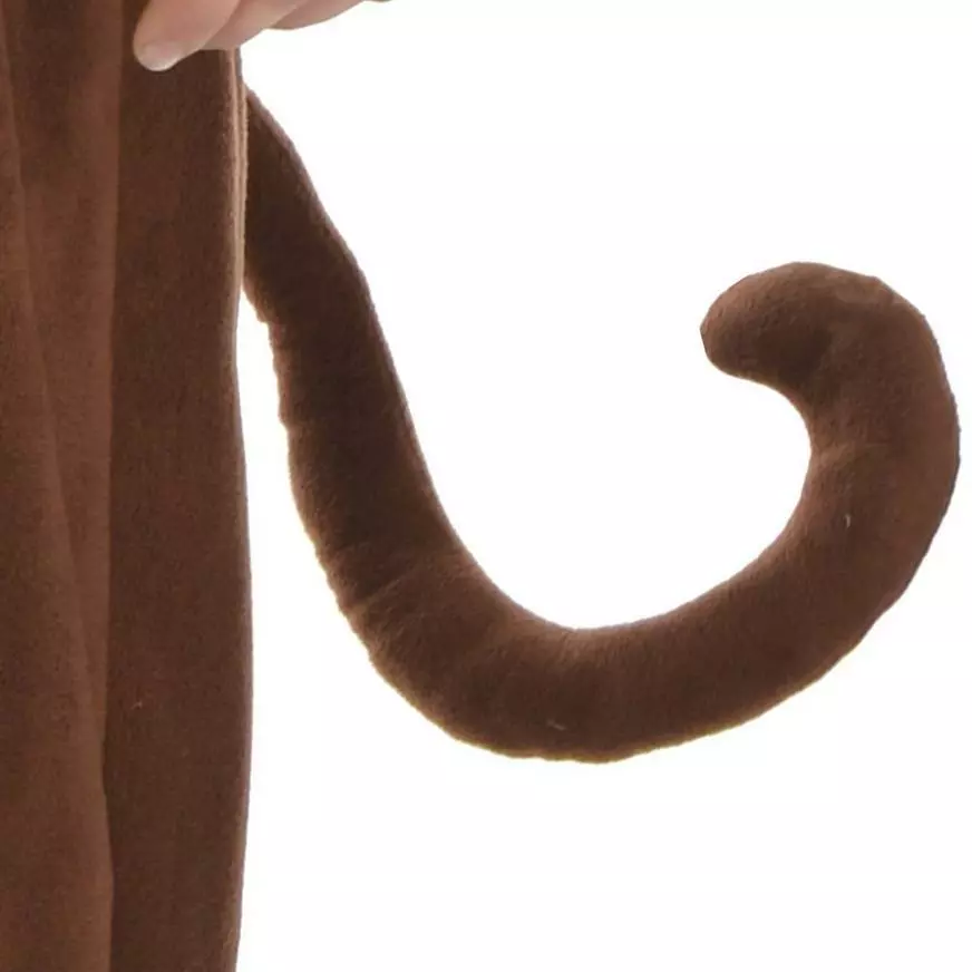 Adult Zipster Monkey One Piece Costume Plus Size 5 Adult Zipster Monkey One Piece Costume Plus Size - Image 3