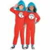 Child Thing 1 & Thing 2 One Piece Costume - Dr. Seuss 2 Child Thing 1 & Thing 2 One Piece Costume - Dr. Seuss -Amscan Shop P732790