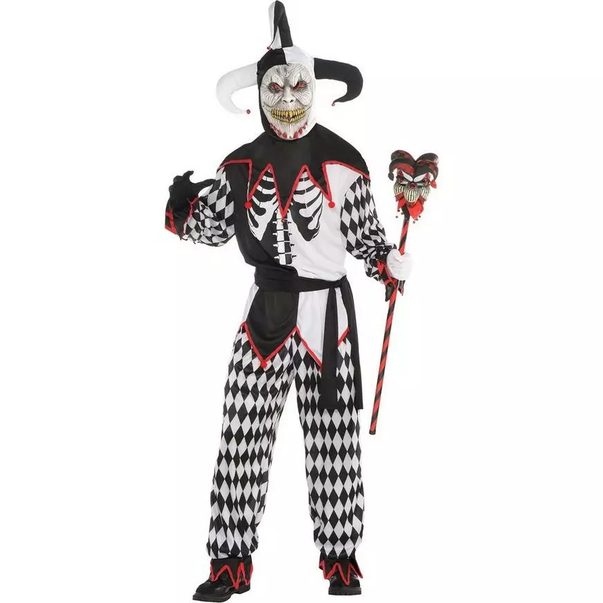 Adult Sinister Jester Costume 3 Adult Sinister Jester Costume