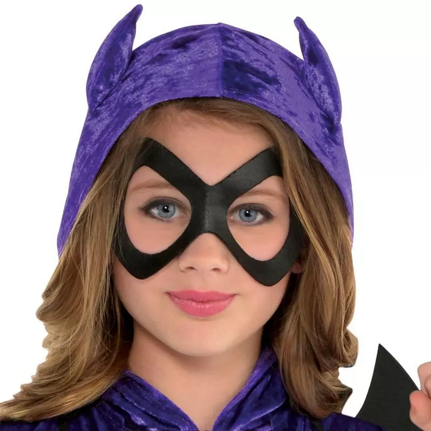 Girls Batgirl Jumpsuit Costume - DC Super Hero Girls 4 Girls Batgirl Jumpsuit Costume - DC Super Hero Girls - Image 2