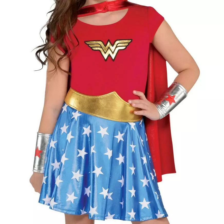 Kids' Wonder Woman Deluxe Costume 5 Kids' Wonder Woman Deluxe Costume - Image 3