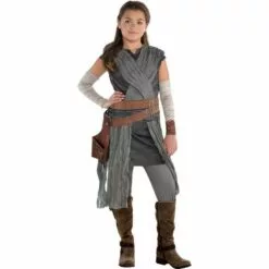 Girls Rey Costume - Star Wars 8 The Last Jedi